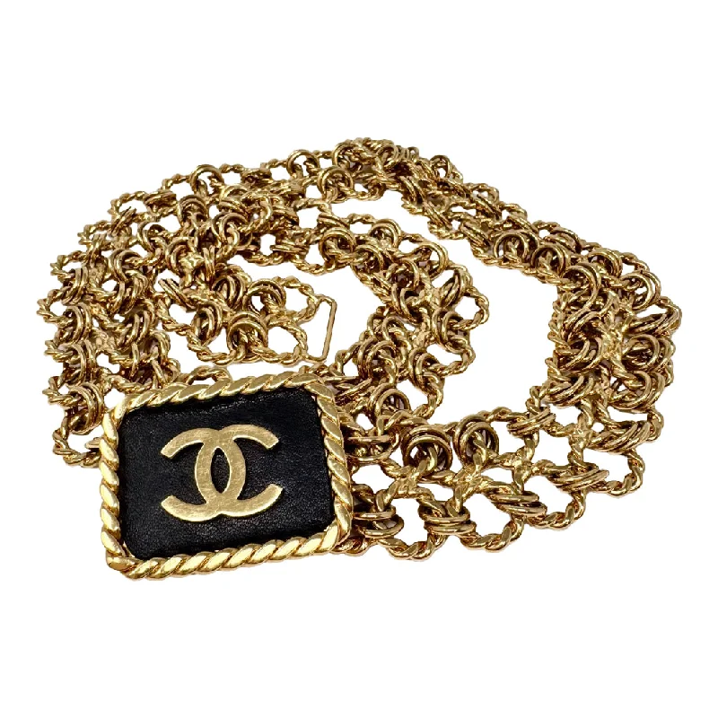 women’s skinny belt -Chanel Vintage Chain Link Belt