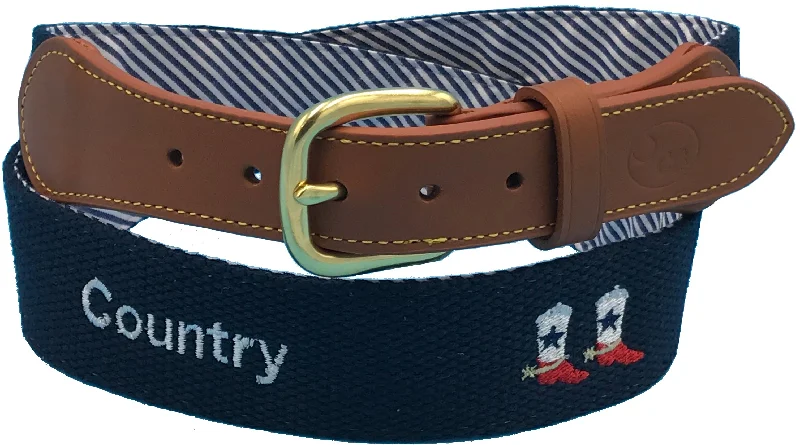 brown belt for casual wear -God, Country, Cowboys