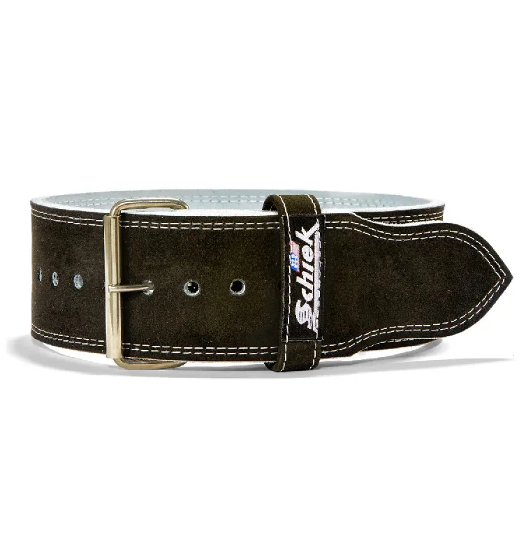 slim leather waist belt -L6011 Competition Power Belt - Single Prong