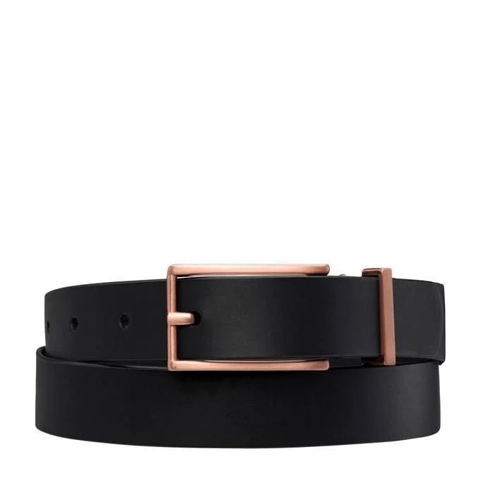 casual woven belt for men -Lonesome Tonight Belt Black