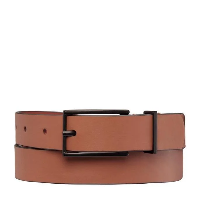 eco-friendly leather belt -Lonesome Tonight Belt Tan