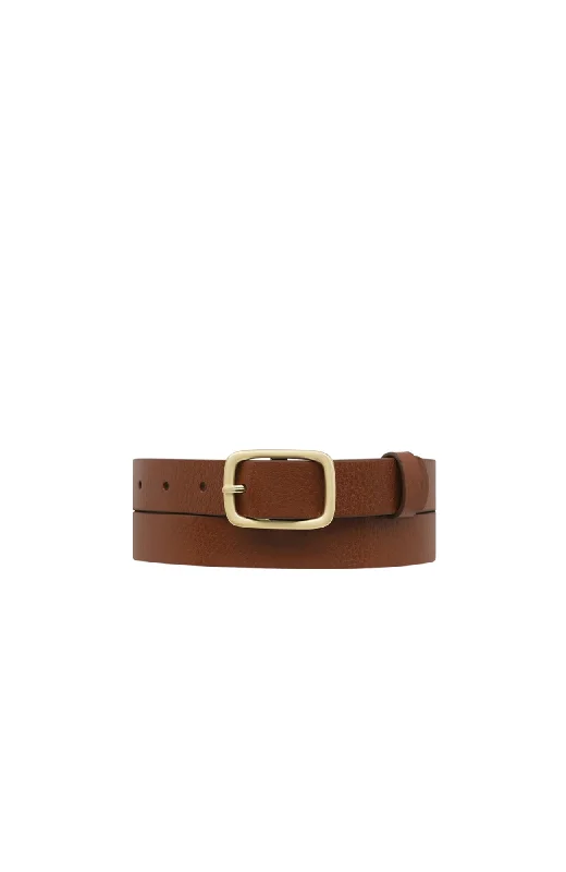 belt for sweater dress -Nobody's Fault Belt Tan Gold