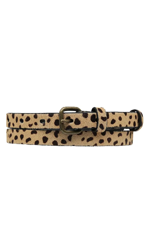 embroidered waist belt -Only Lovers Left Belt Cheetah