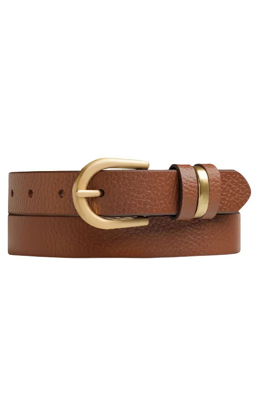 colorful belt for women -Over And Over Belt Tan Gold