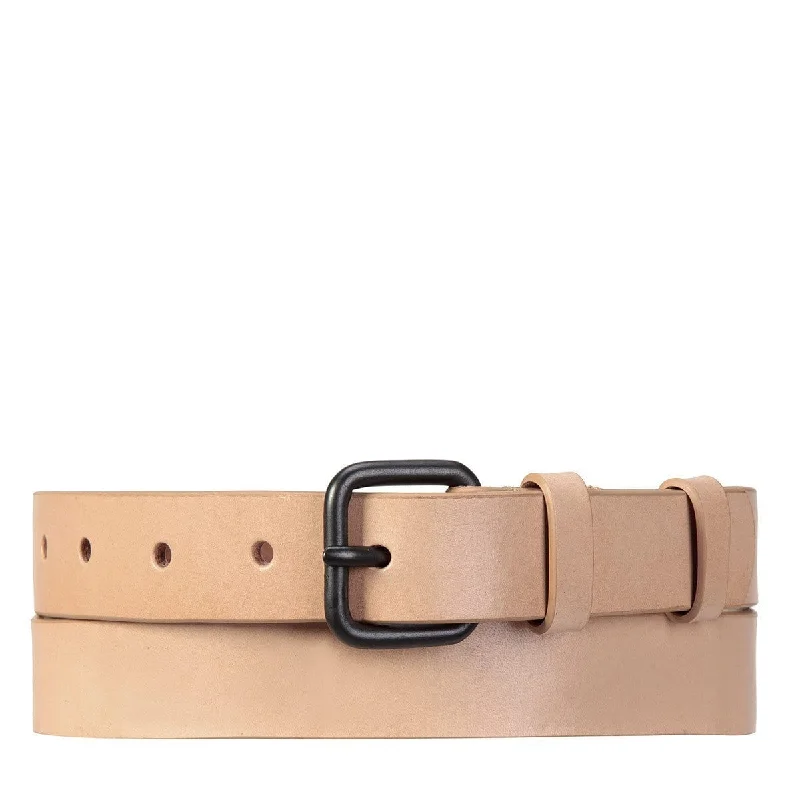 brown belt for casual wear -Reverly Belt Tan