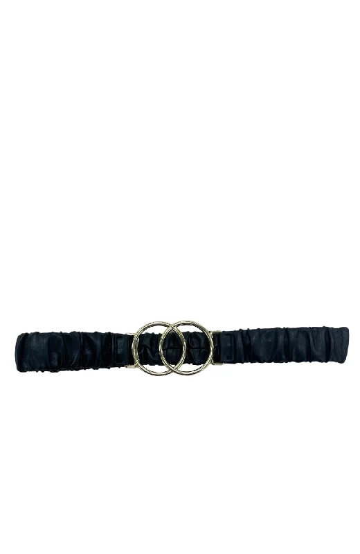 women’s leather braided belt -Some Like It Hot Belt Black