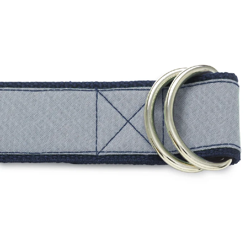 women’s statement leather belt -Colinette Grey - D-Ring Belts