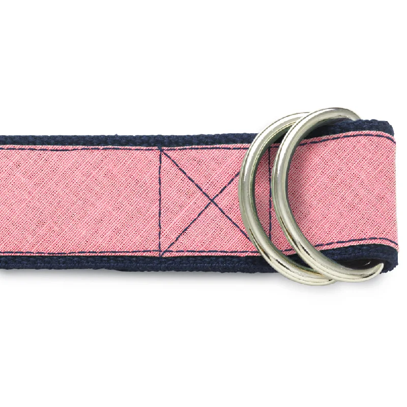 elastic leather waist belt for women -Colinette Rosa - D-Ring Belts