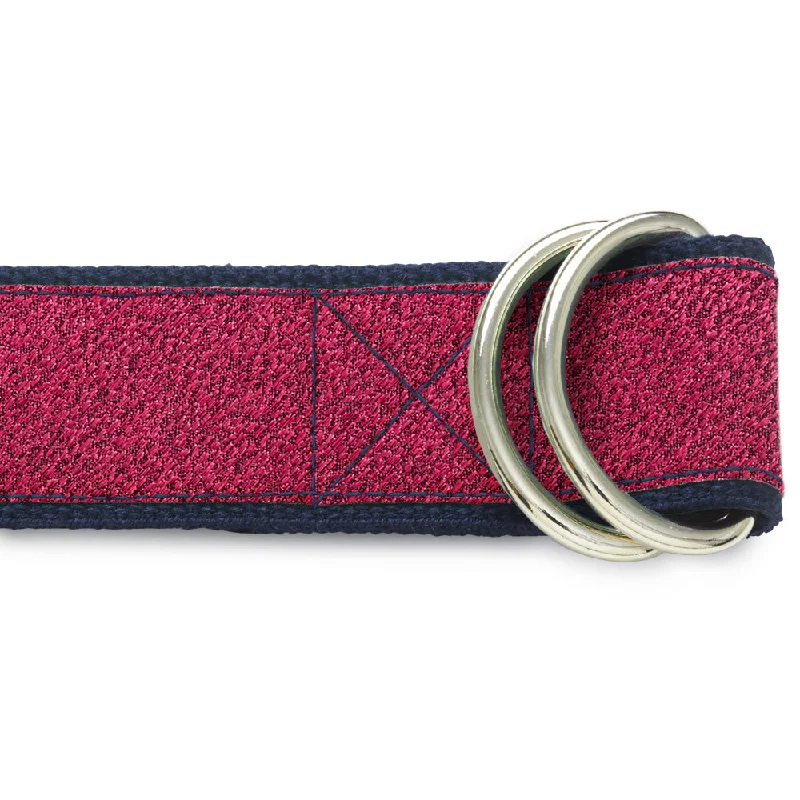 elegant black leather belt -Cranberry Bog - D-Ring Belts