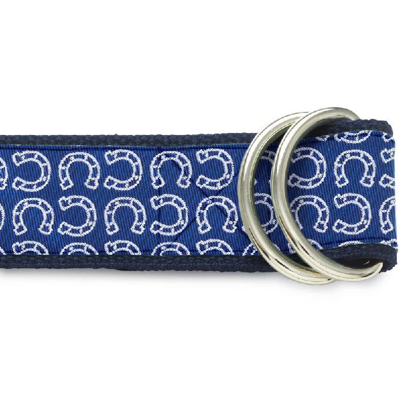 premium quality waist belt -Homestretch Blue - D-Ring Belts