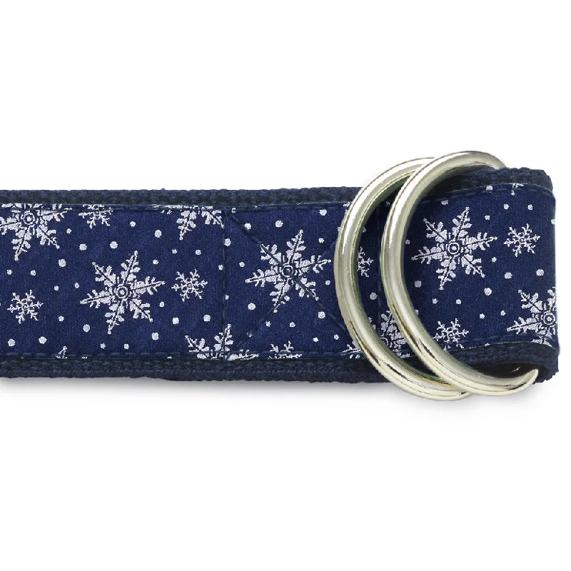 eco-friendly waist belt -Crystalline Navy - D-Ring Belts