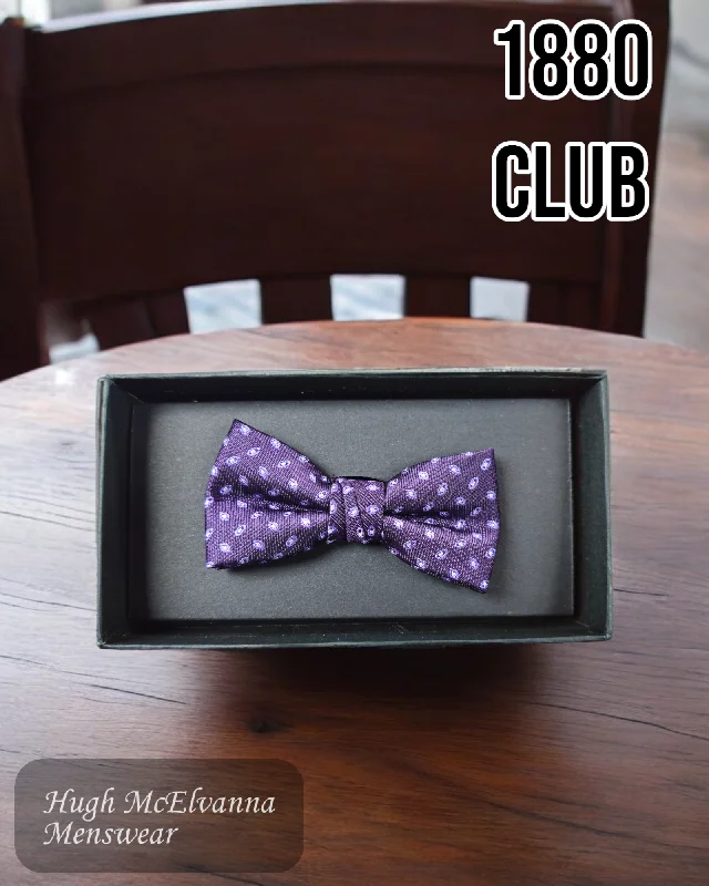 tie designs for the office-1880 Club Boys Purple Bow Tie - WB4970-74