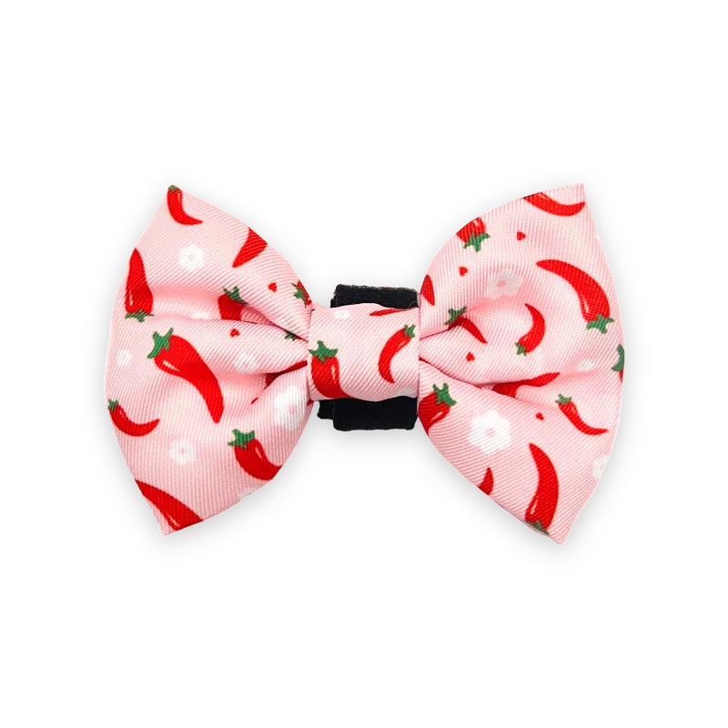 stylish ties for casual outfits-Bow Tie - Chilli Dog