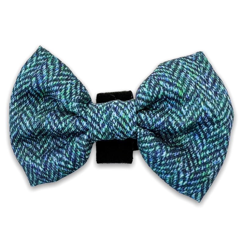 luxury silk neckties-Bow Tie - Country Teal