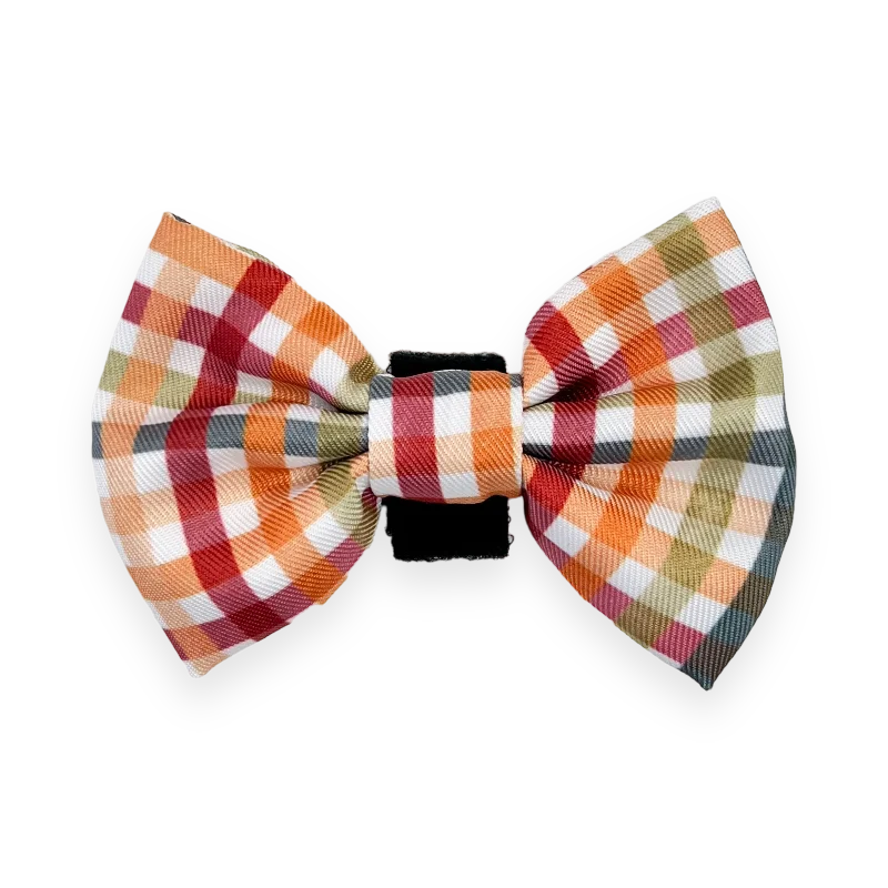 affordable necktie brands-Bow Tie - Plaid Pup