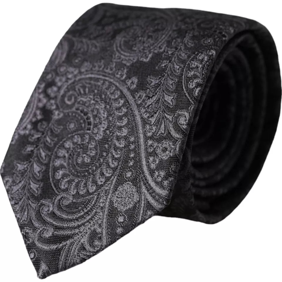 affordable office ties-Dolce & Gabbana  100% Silk Adjustable Men Men's Tie