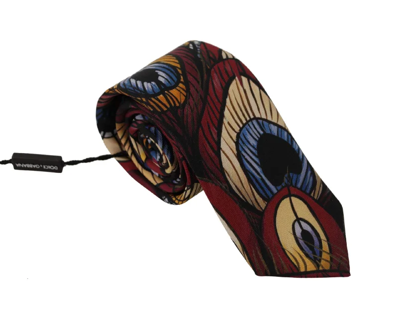 men's casual bow ties-Dolce & Gabbana Elegant  Silk Bow Men's Tie