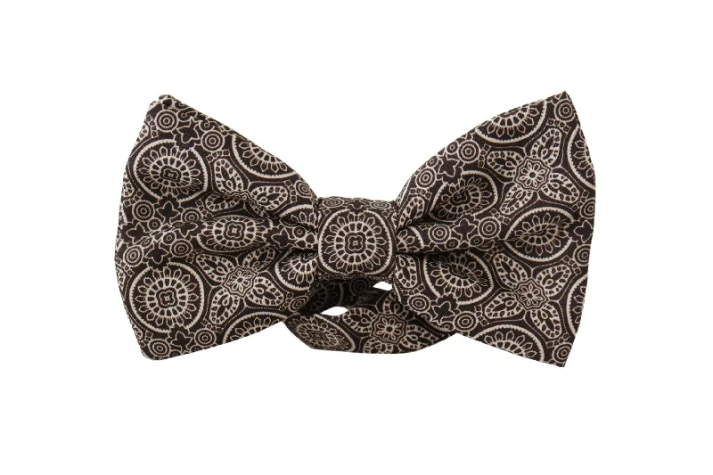 necktie packs for men-Dolce & Gabbana Elegant Silk  &  Bow Men's Tie