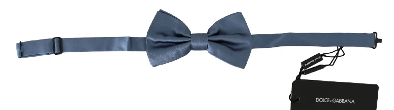 silk ties for business meetings-Dolce & Gabbana Elegant  Silk Bow Men's Tie