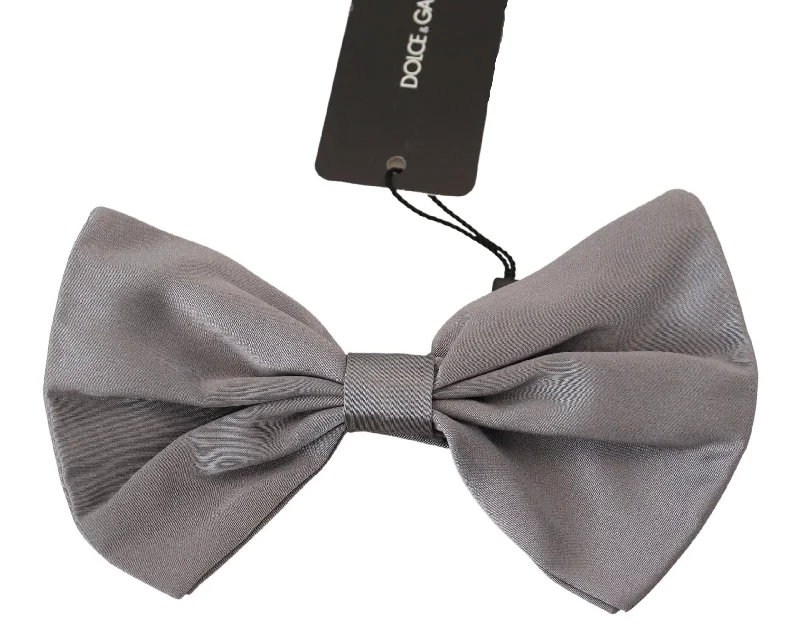 silk neckties with unique designs-Dolce & Gabbana Elegant   Silk Bow Men's Tie