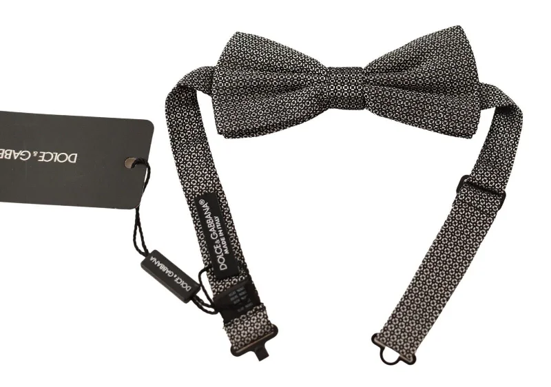 unique office neckties-Dolce & Gabbana Elegant  Silk Bow Men's Tie