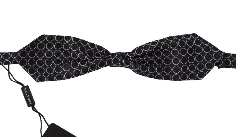 unique wedding bow ties-Dolce & Gabbana Elegant  Silk Bow Men's Tie