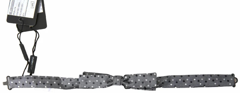 classic men's ties-Dolce & Gabbana Elegant Silk  Bow Men's Tie