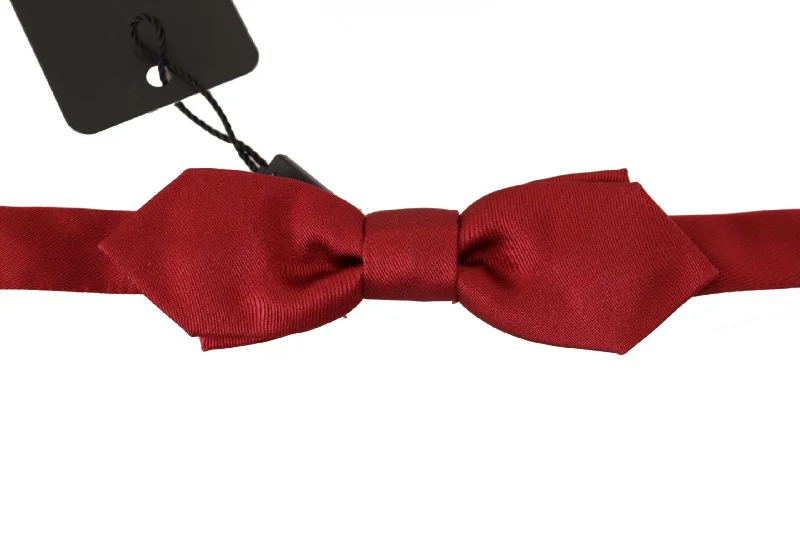 unique tie designs-Dolce & Gabbana Elegant  Silk Bow Men's Tie