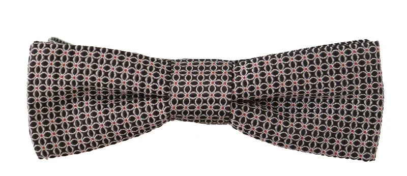 ties for office attire-Dolce & Gabbana Elegant  Silk Bow Men's Tie