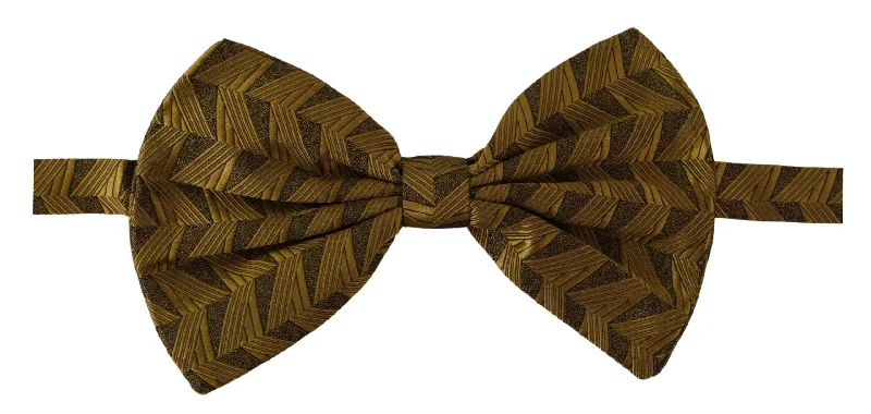 summer ties for men-Dolce & Gabbana Elegant  Silk Bow Men's Tie