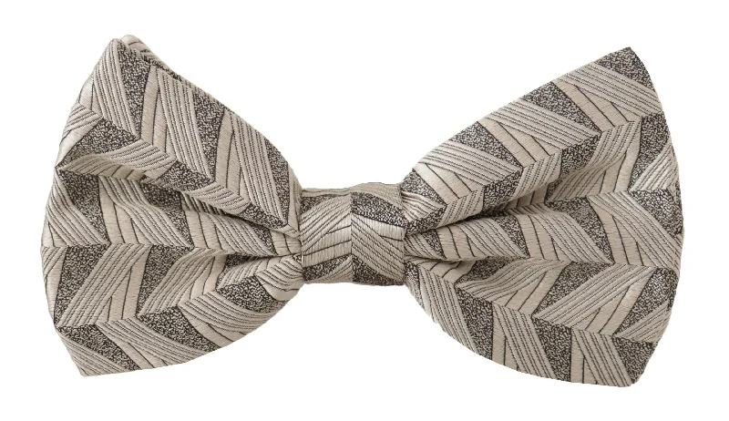 men's formal bow ties-Dolce & Gabbana Elegant Silk  Bow Men's Tie