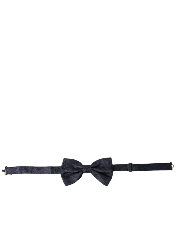 skinny ties for men-Dolce & Gabbana Elegant Silk  Bow Men's Tie