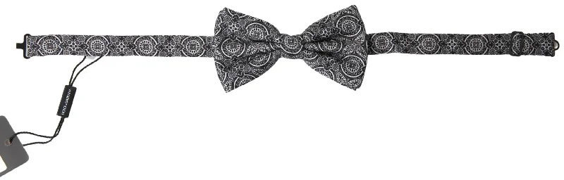 affordable wedding ties-Dolce & Gabbana Elegant  &  Silk Bow Men's Tie