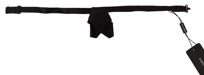 summer business ties-Dolce & Gabbana Elegant  Silk Bow Men's Tie