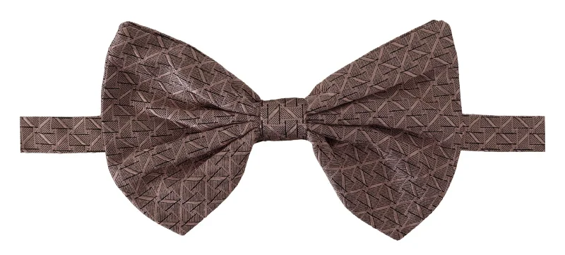 men's wedding attire neckties-Dolce & Gabbana Elegant Silk  Bow Tie - Men's Men's Formalwear