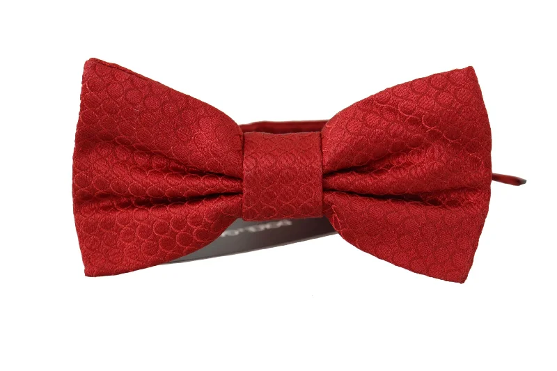 formal ties for men-Dolce & Gabbana Elegant  Silk Men'sd Bow Men's Tie