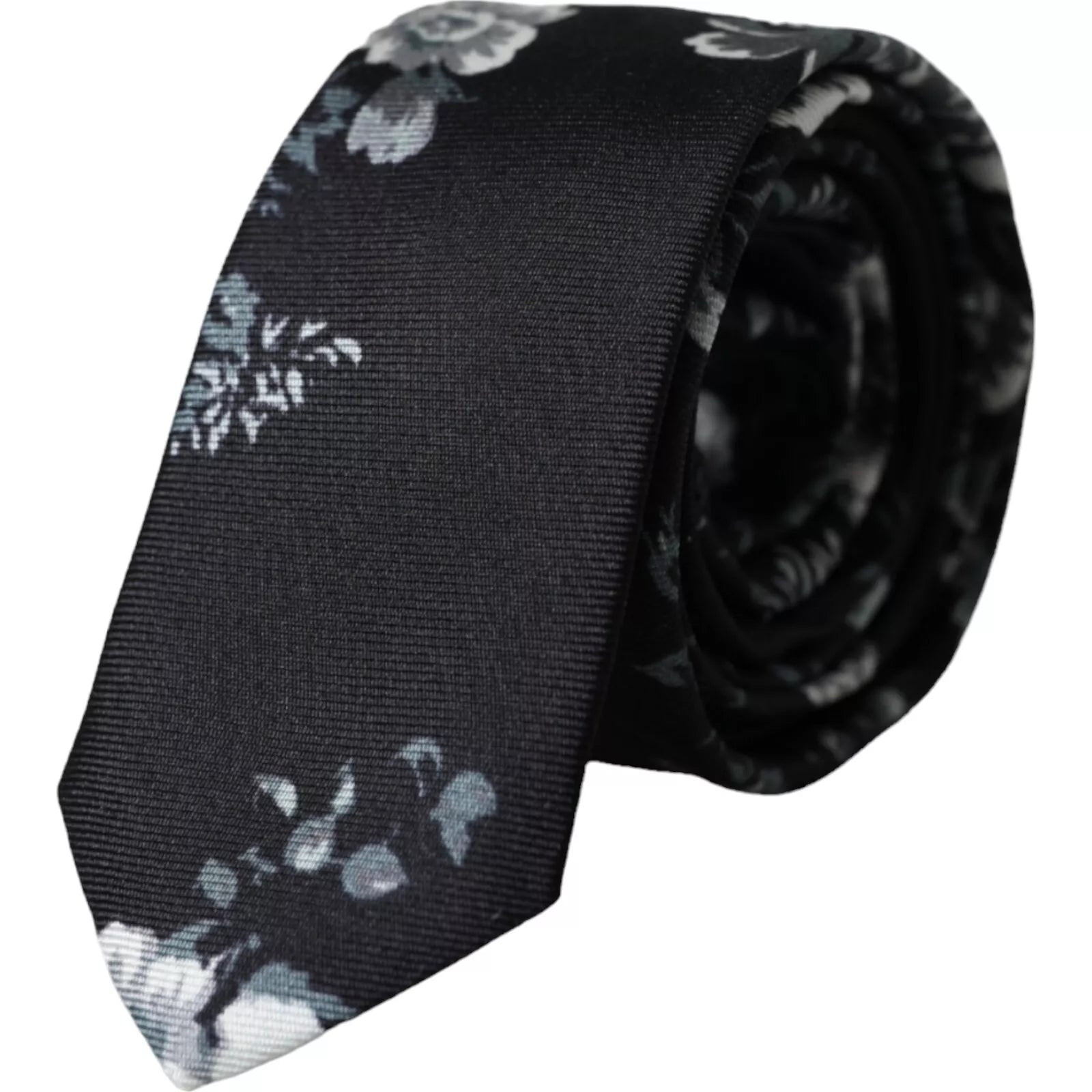 best bow ties for formal events-Dolce & Gabbana  Floral Print Silk Adjustable Men Men's Tie