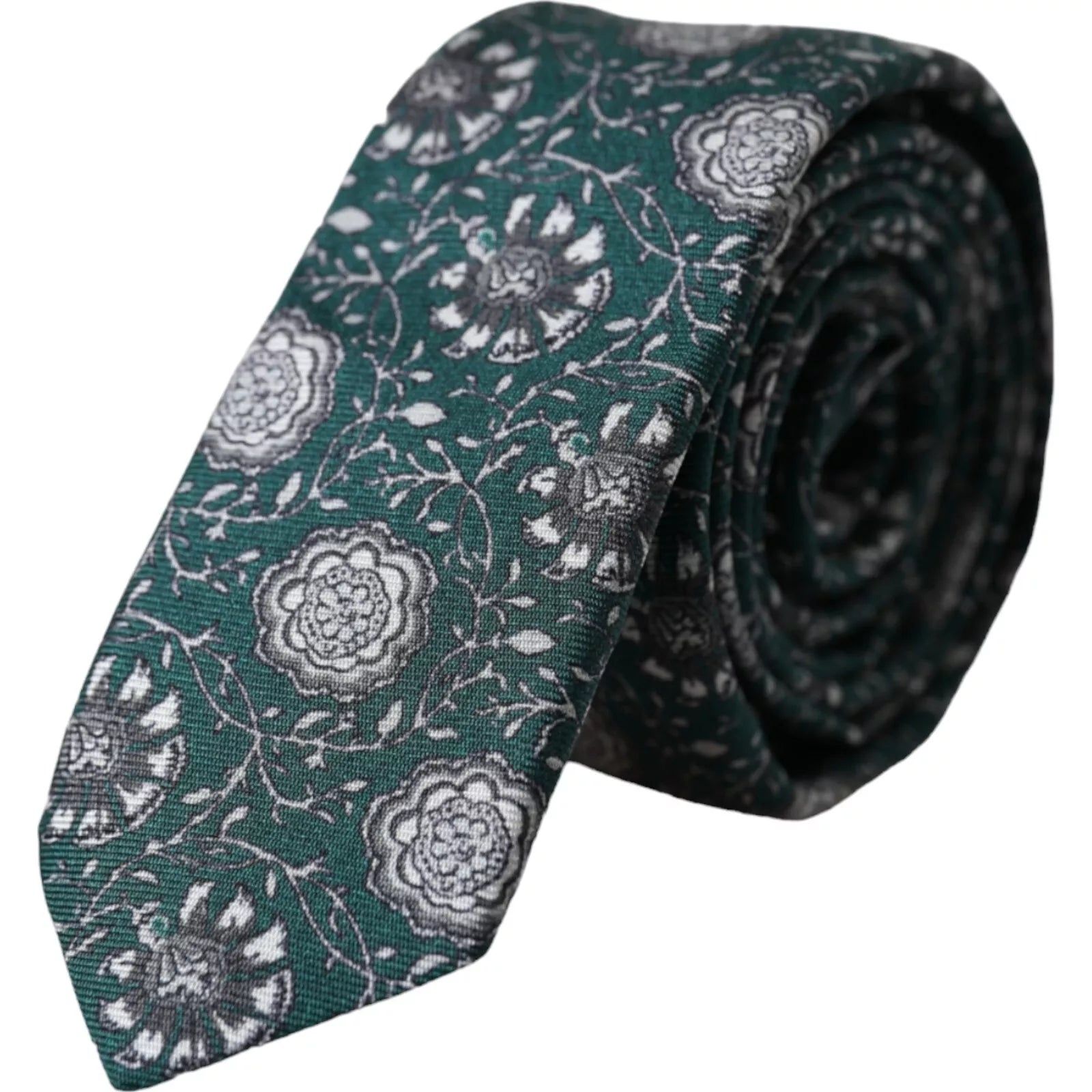 men's formal wedding neckties-Dolce & Gabbana  Floral Print Silk Adjustable Men Men's Tie