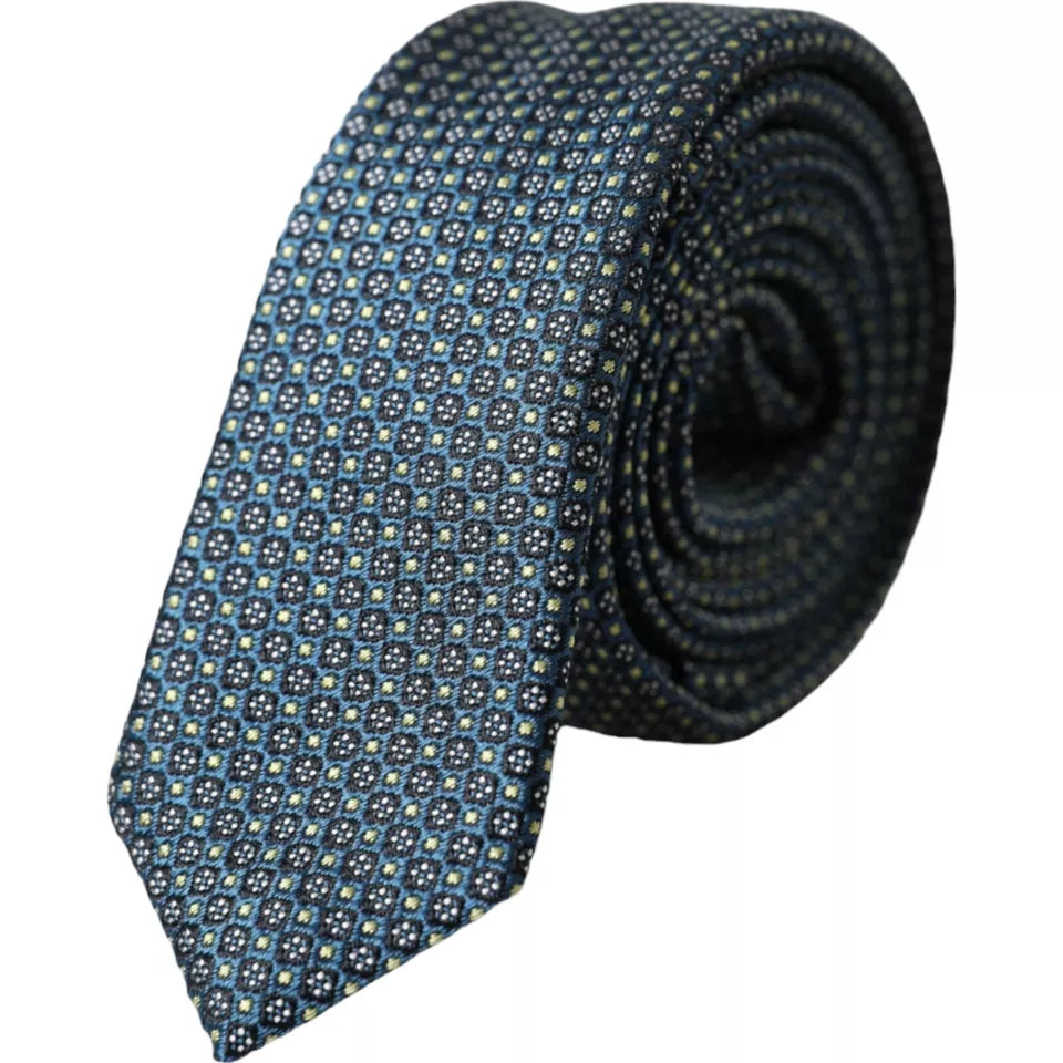 top-quality necktie materials-Dolce & Gabbana  Patterned 100% Silk Adjustable Men Men's Tie