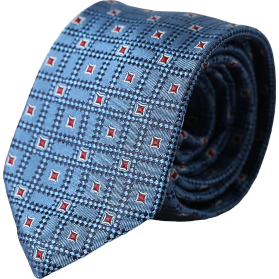 wedding necktie ideas-Dolce & Gabbana  Patterned 100% Silk Adjustable Men Men's Tie