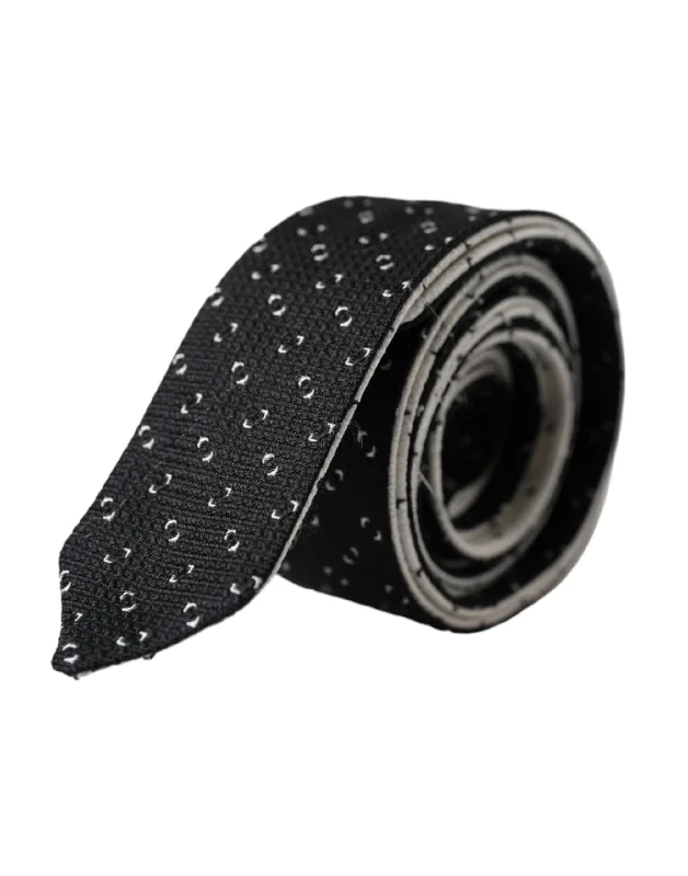 elegant office neckties-Dolce & Gabbana   Patterned Adjustable Men's Tie