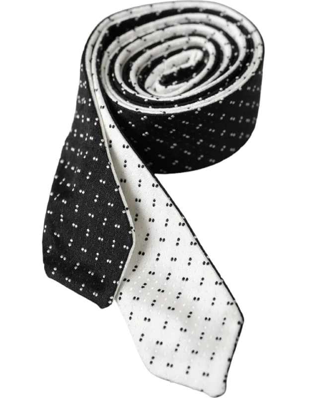 stylish silk tie sets-Dolce & Gabbana   Patterned Adjustable Men's Tie