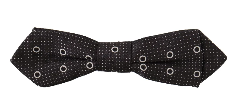 best silk ties for weddings-Dolce & Gabbana Polka Dot Silk Bow Tie in  and Men's