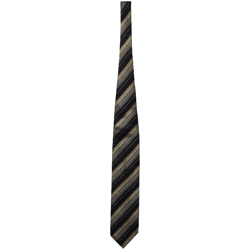 patterned wedding neckties-Ermenegildo Zegna Striped Necktie in Multicolor Silk