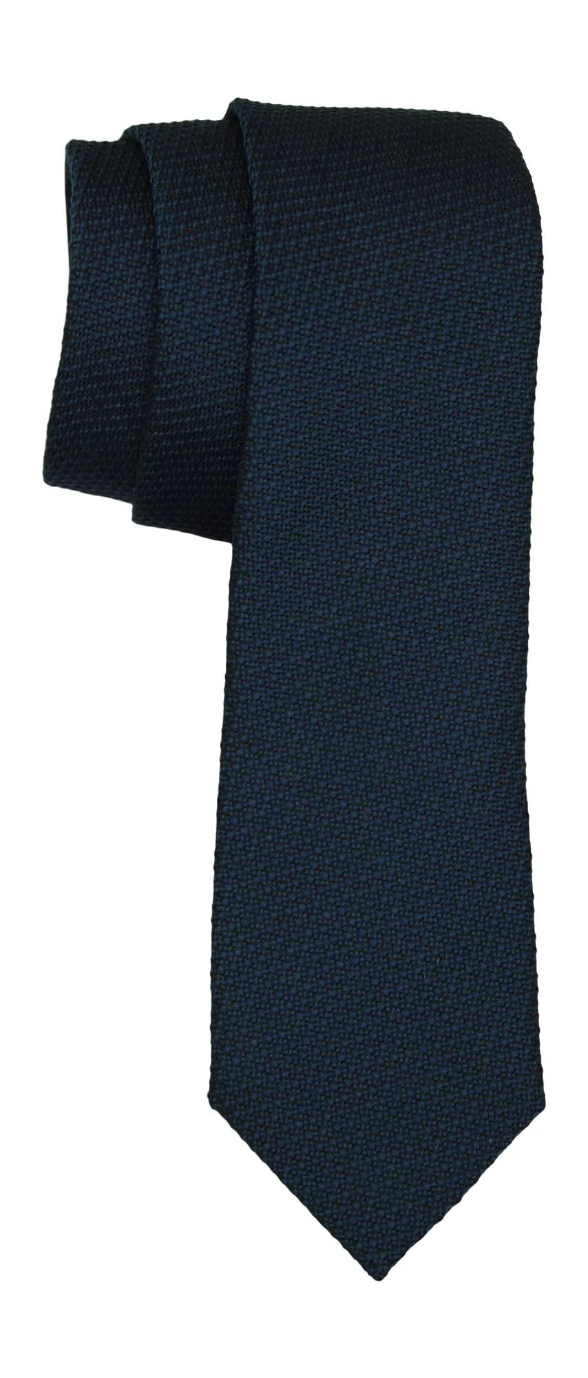 premium handmade neckties-Ferragamo 3-Zero Tie Navy