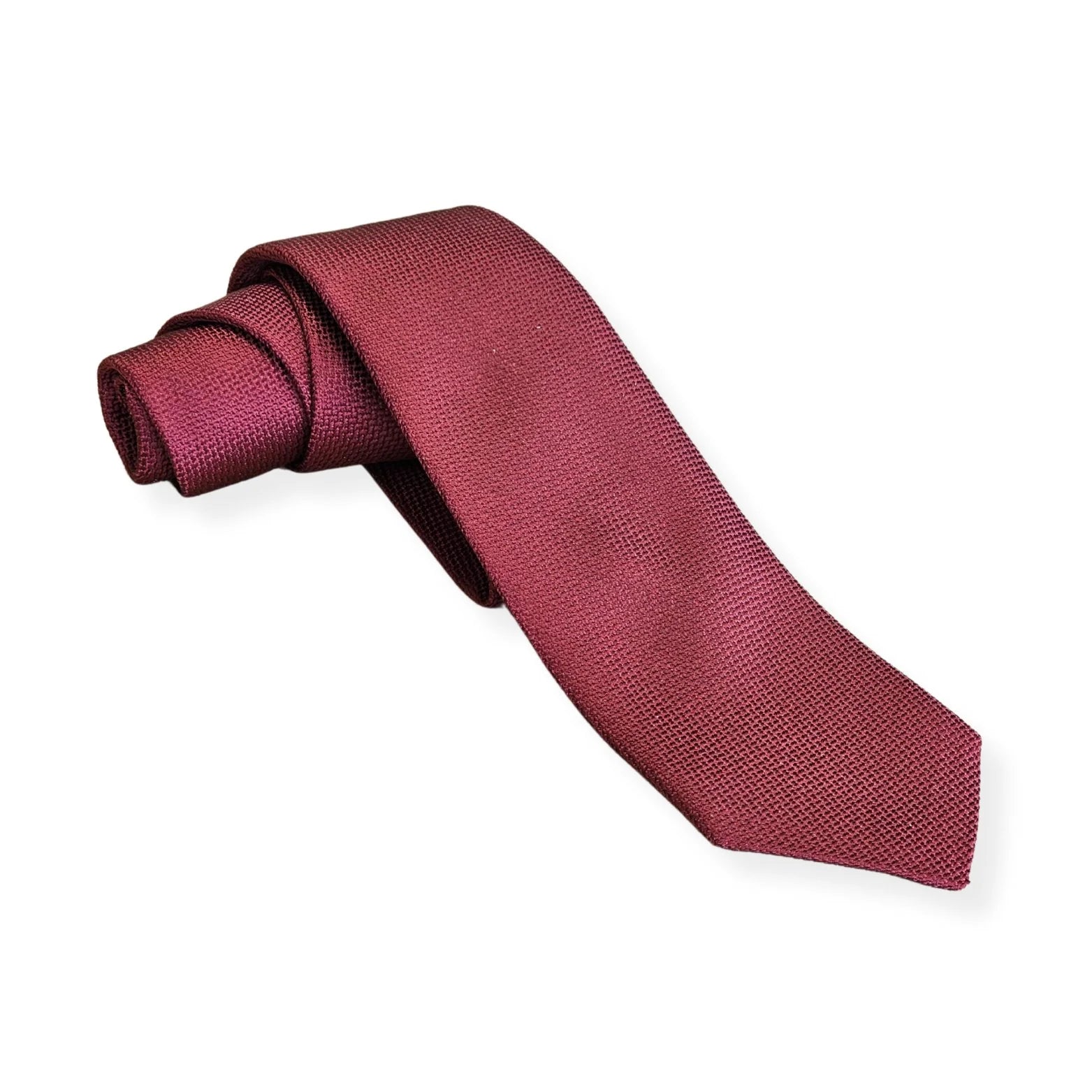 business attire ties-Ferragamo 3-Zero Tie Red