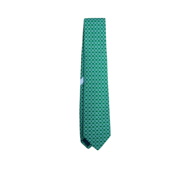 men's ties for parties-Ferragamo 4-Papillon Tie Green