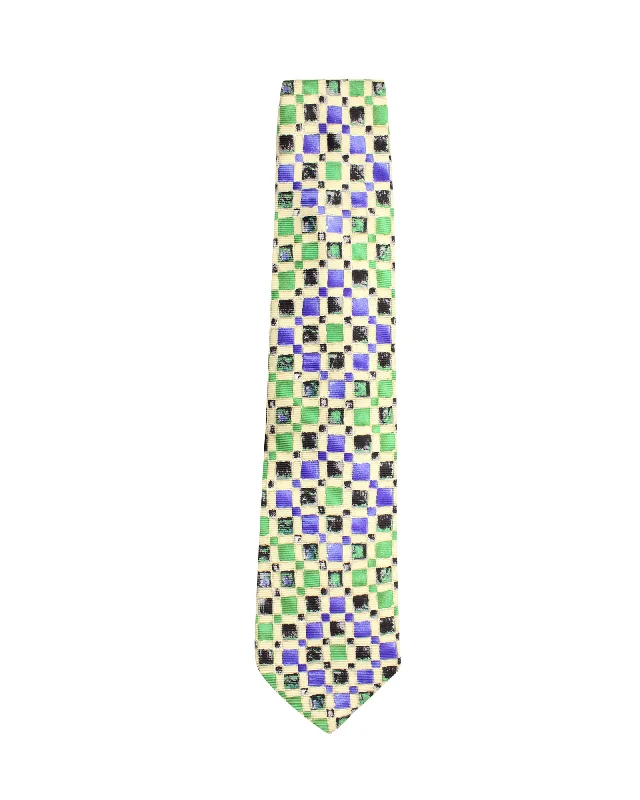 affordable ties for men-Hugo Boss Printed Tie in Multicolor Silk