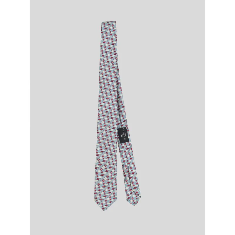 solid color silk ties-JACQUARD TIE WITH GEOMETRIC PATTERN