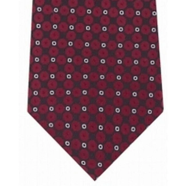 business casual neckties-Kenneth Cole Reaction Men's Mosaic Slim Geo Tie Red Size Regular